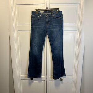 AG Adriano Goldschmied The Angellina Petite Boot Cut Jeans Size Women’s 29R Blue